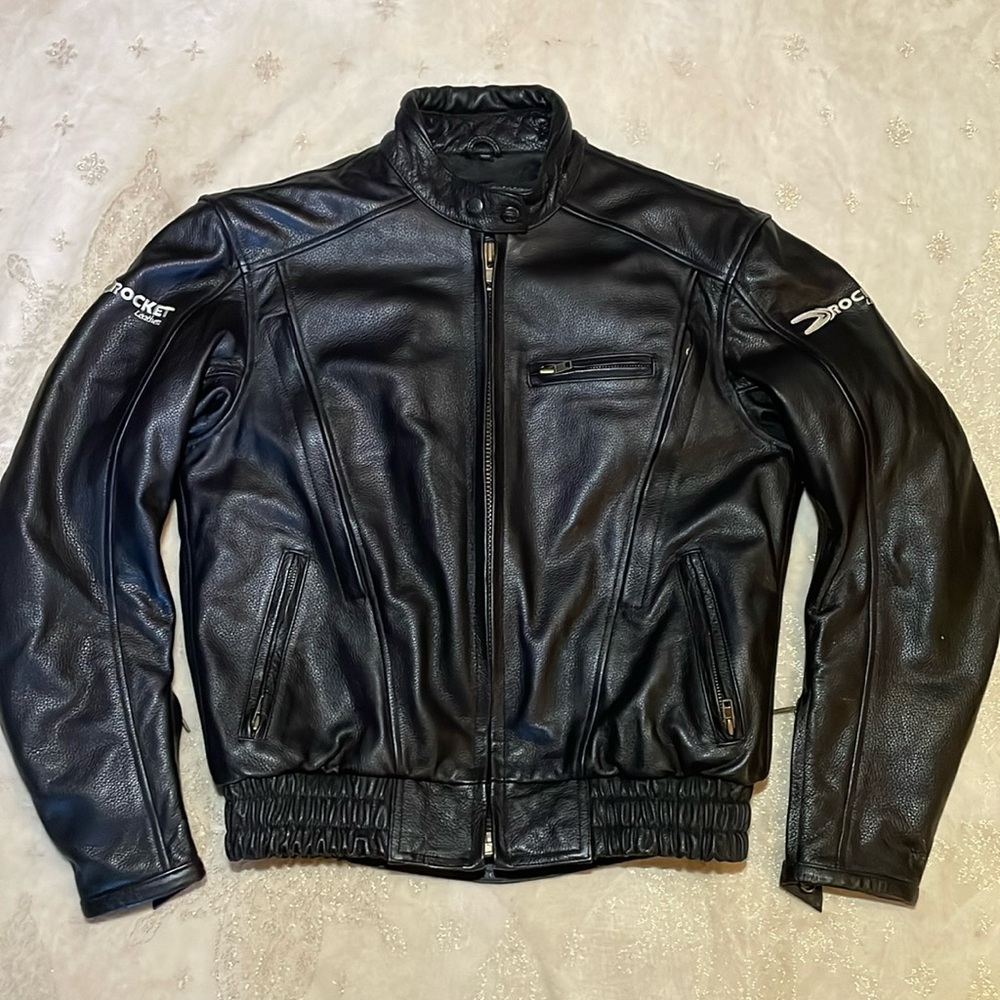 Joe Rocket Leathers Leather Motorcycle Jacket. Womens size medium